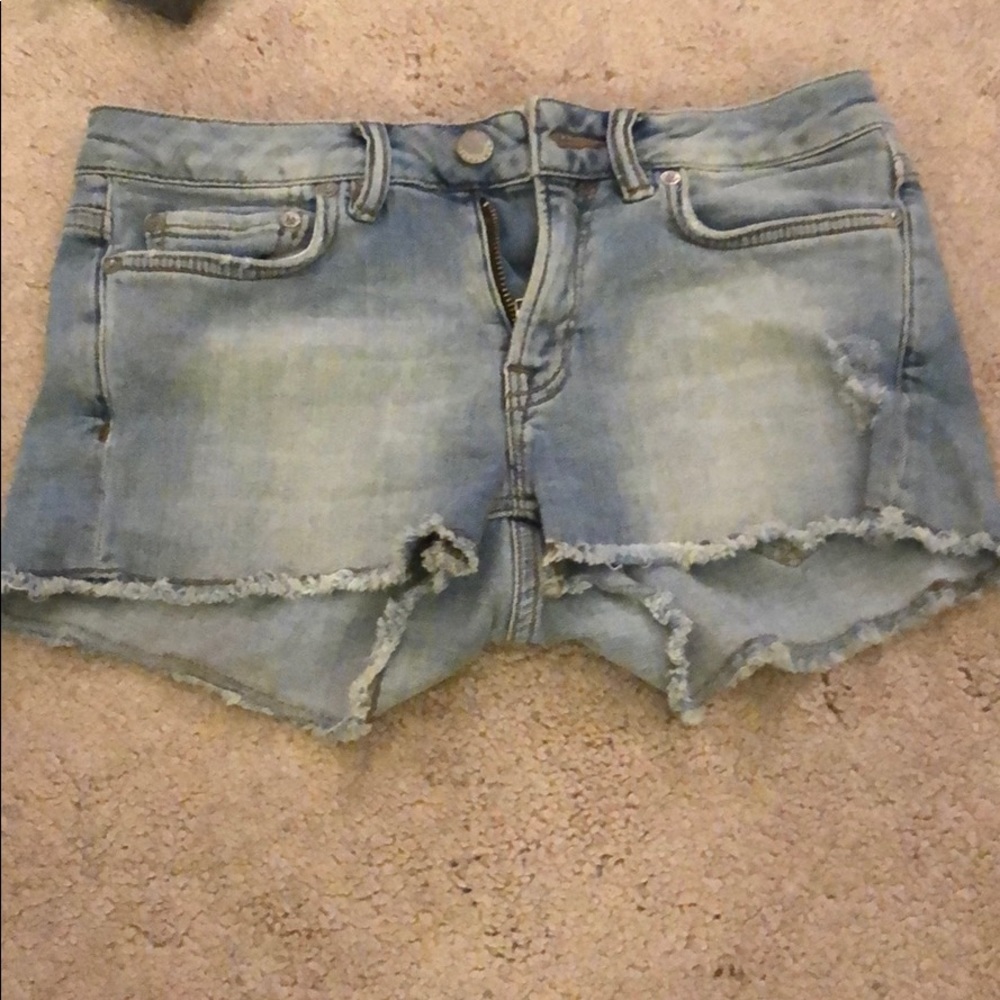All saints jean shorts size 25